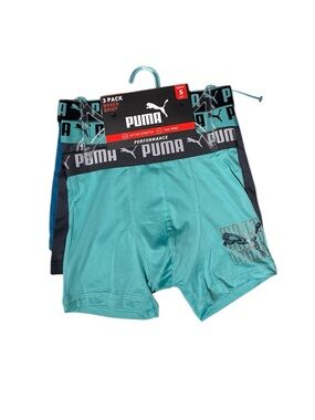 ⭐️ NWT- Puma 3-pack Boy Boxer Briefs - three colours- size S (6-7) #2